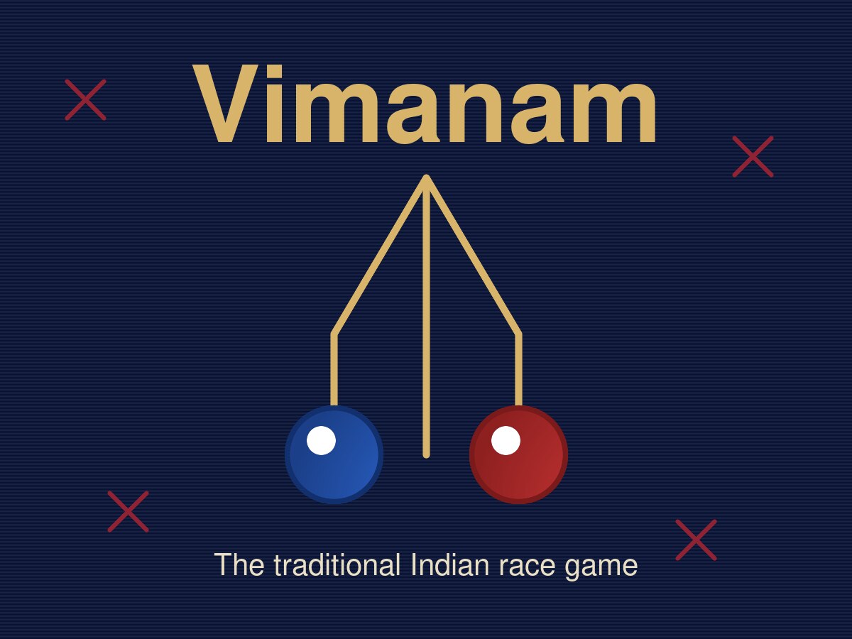 Vimanam — the traditional Indian race game